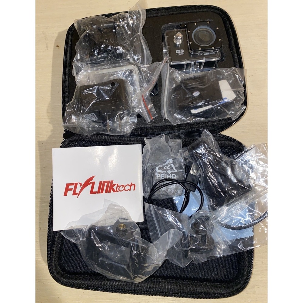 Flylinktech WIFI Sport Action Camera Outdoor Waterproof Camera 1080P Full HD